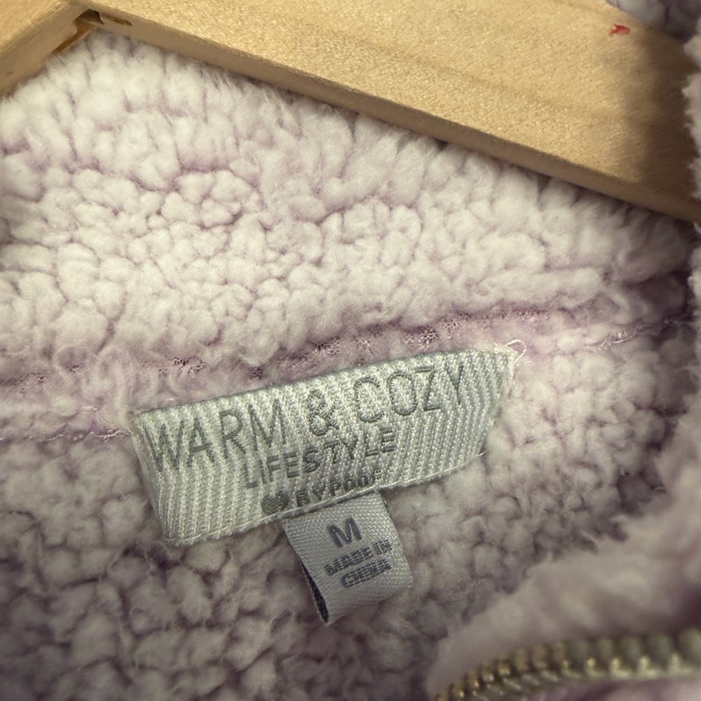 Cozy Lavender Teddy Jacket - Picture 5 of 5
